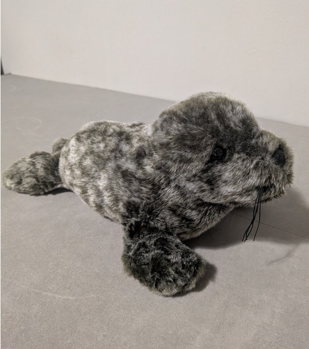Douglas Toys "Speckles" Monk Seal Plush Stuffed Animal Grey Spotted #260 12"